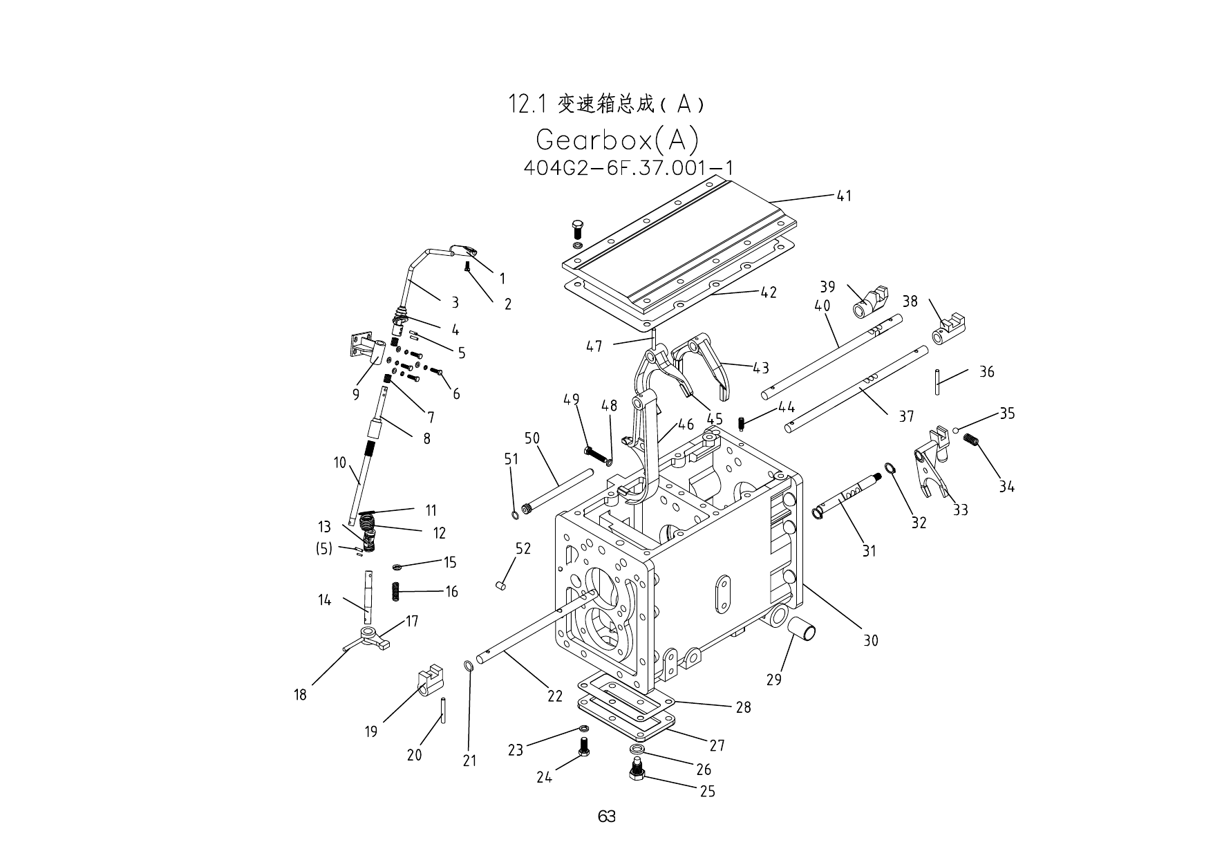 12.1 Коробка передач(A)