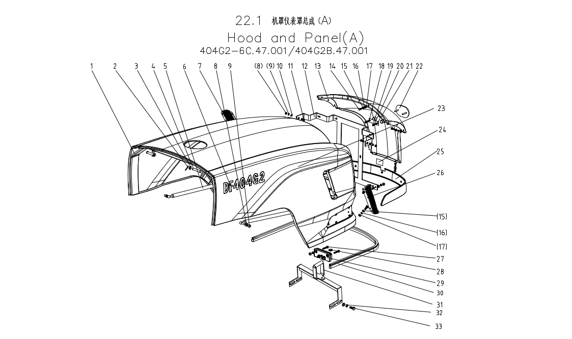22.1 Hood and Panel (A)